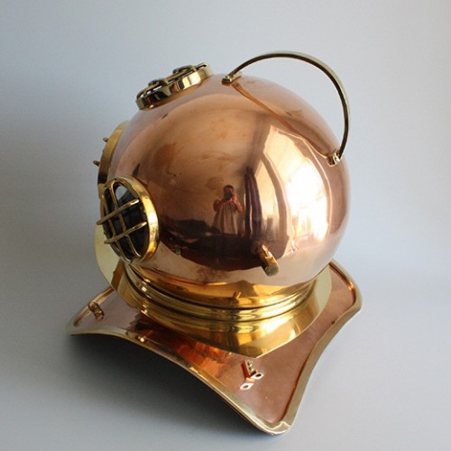 Replica Brass & Copper Diving Diver Helmet 