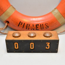 Vintage Nautical Marine Number Box