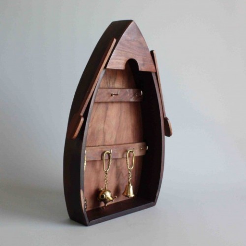 Nautical Boat Hut Style Wooden Key Holder or Box