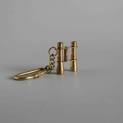  Vintage Brass Maritime Binoculars Keychain