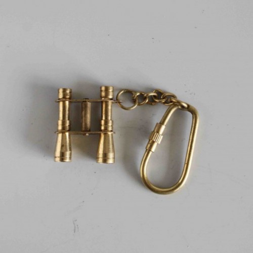  Vintage Brass Maritime Binoculars Keychain
