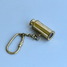 Telescope Brass Key Ring