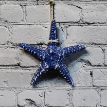Blue Star Fish Nautical Hanging Pendant Decor 