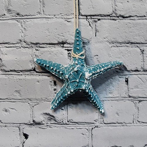 Sea Green Star Fish Nautical Hanging Décor -Marine Antiques