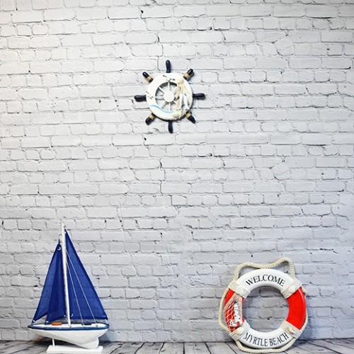 Skeppsratt lek / Maritime Ship Wheel, 1st - Hem väggdekoration