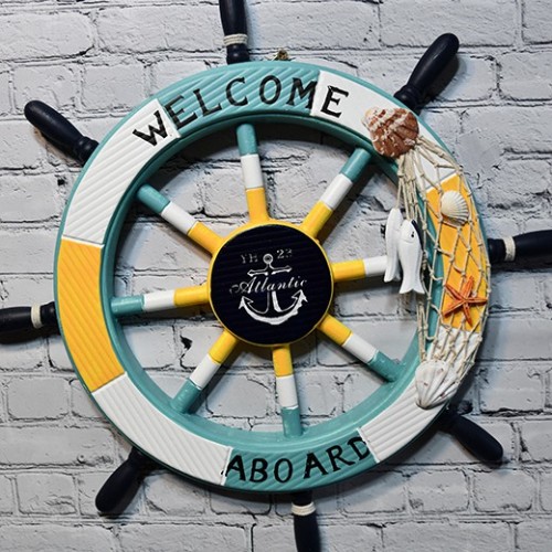 Nautiskt båt skeppsratt, 1st, Welcome aboard - båtbutik stockholm