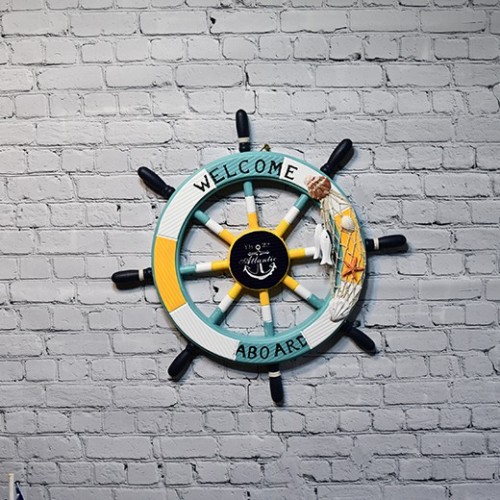 Nautical Boat Ship Wheel Wall Decor 