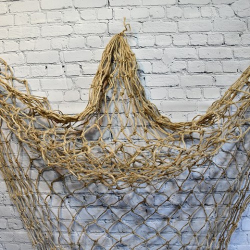 Seashell Net Wall Hanging - Brown Natural Jute (1.5x2m) 