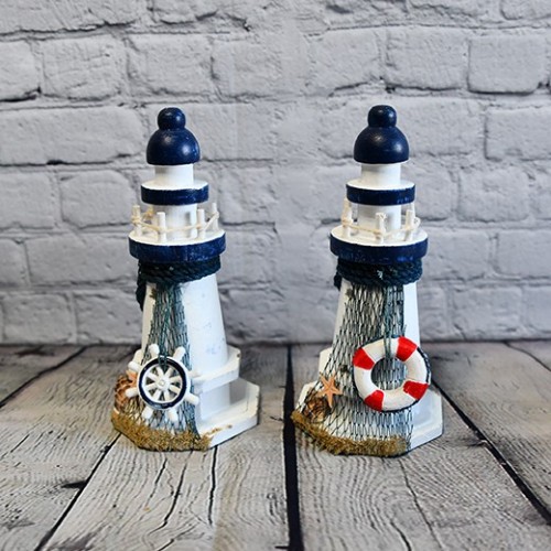  Creative Wood Lighthouse Nautical Home Decoration - Wedding Gift Crafts