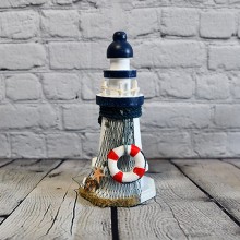 Mediterranean Style Figurine  Marine Lighthouse 