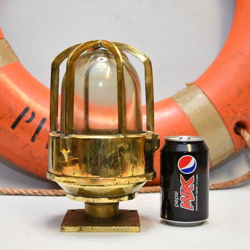 Solid Brass Nautical Style Security Light
