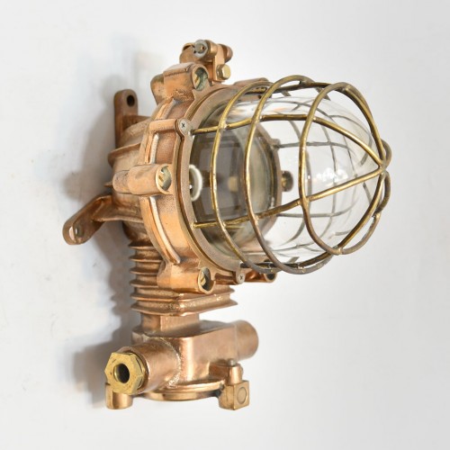 Authentic Cast Brass Nautical Marine Post Light 