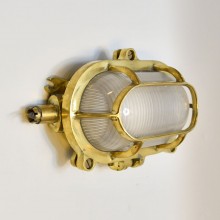 Vintage Doom Brass Ceiling Pendant Light 