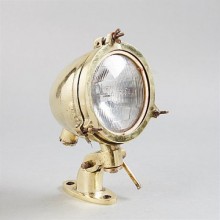 Antik bordslampa mässing - Marin stil