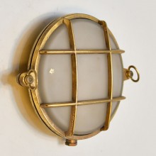 Antique Brass Small Doom Light