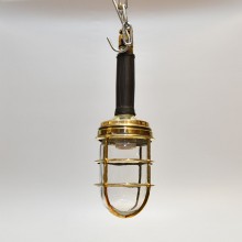 Original Vintage Nautical 1 Hand Light Brass Full