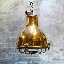 Brass Ship's Passageway Hanging Light 