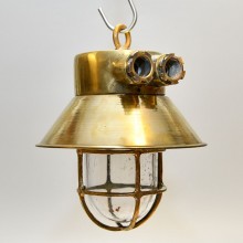 Vintage Industrial Nautical Hanging Cap Pendant Lamp