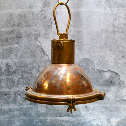 Spot Cargo Pendent Nautical Vintage Style Copper & Brass Hanging New Light 