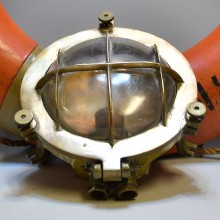 Nautical Vintage Bulkhead Brass Round Light 