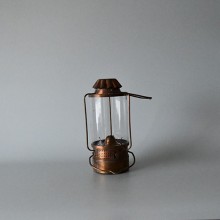 Antique Ships Oil Lamp -Oil Burner and Unique Fresnel Focal Point