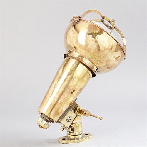 Vintage Marine Brass Searchlight - Tower Lamp